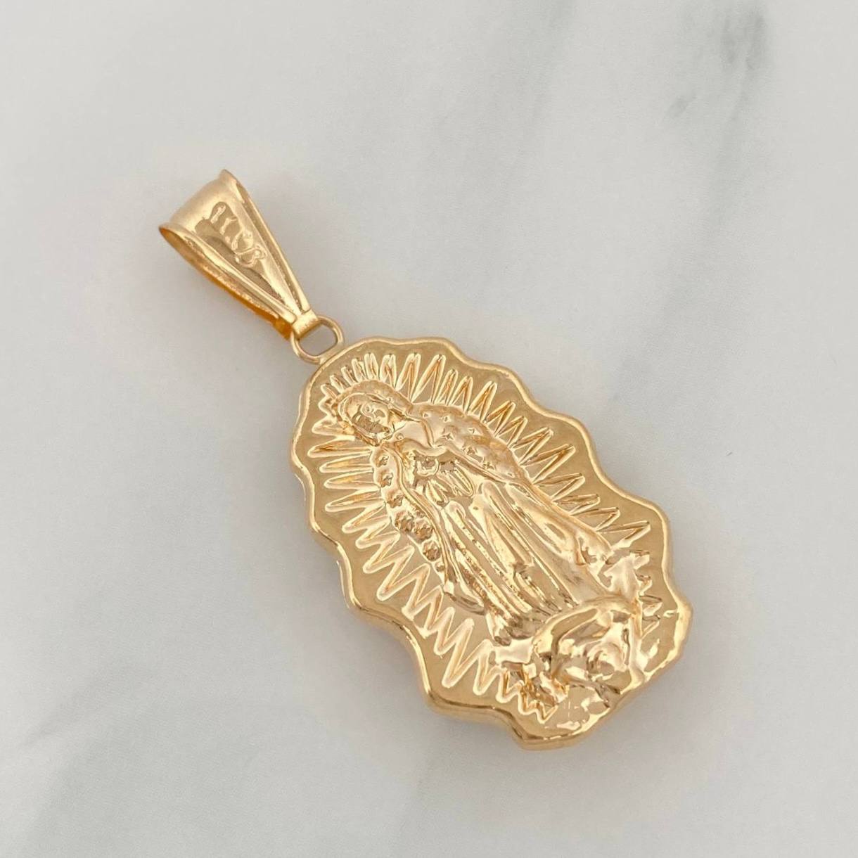 Dije Silueta Virgen Guadalupe 2.15 g / 3.5 cm Oro Amarillo 18K