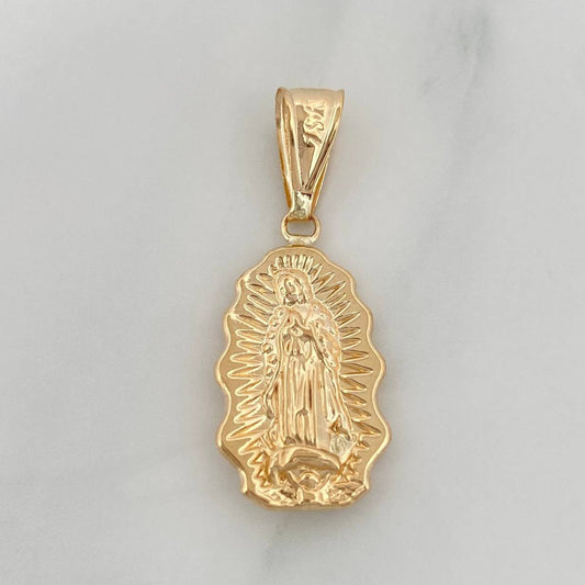 Dije Silueta Virgen Guadalupe 1.7 g / 3.3 cm Oro Amarillo 18K