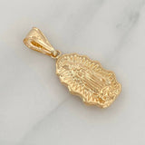 Dije Silueta Virgen Guadalupe 1.7 g / 3.3 cm Oro Amarillo 18K