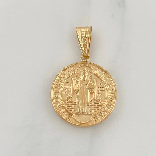 Dije San Benito 2.95 g / 3 cm Oro Amarillo 18K