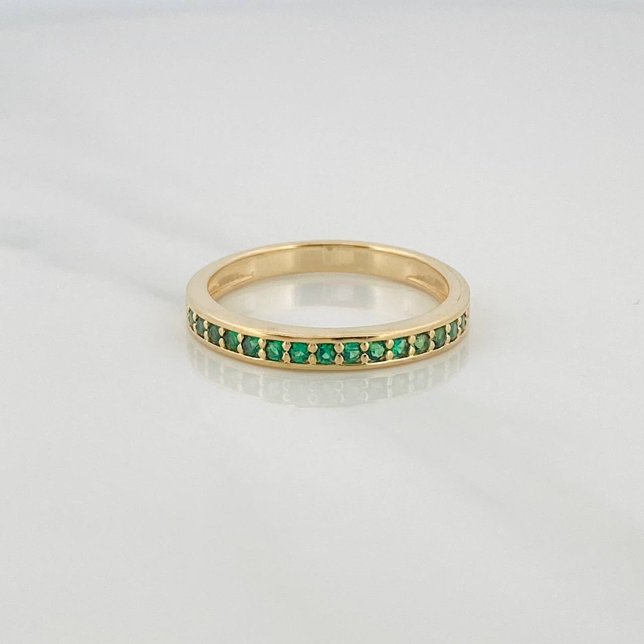 Anillo Media Churumbela 2.65g / T7 Oro Amarillo 18K