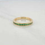 Anillo Media Churumbela 2.65g / T7 Oro Amarillo 18K