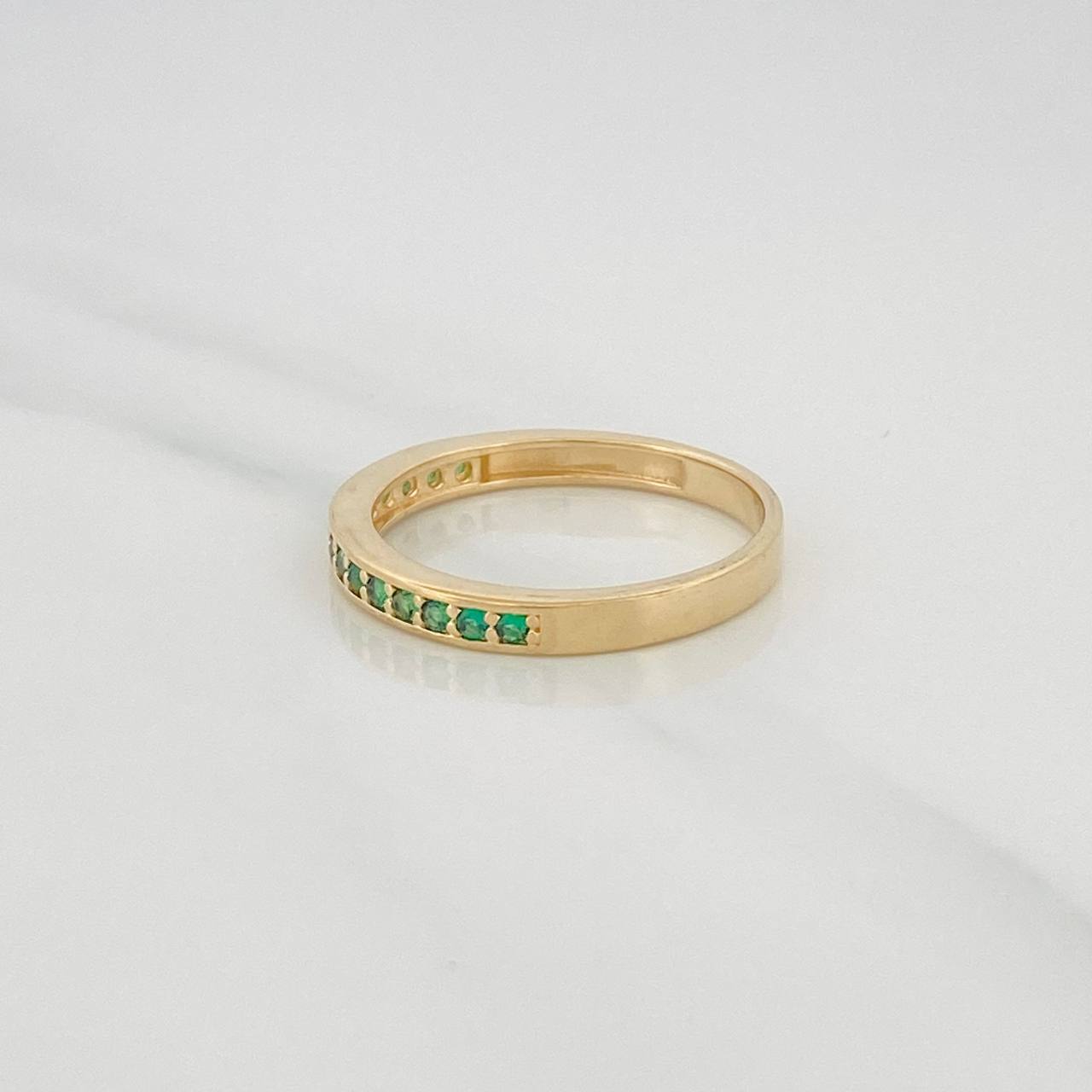 Anillo Media Churumbela 2.65g / T7 Oro Amarillo 18K