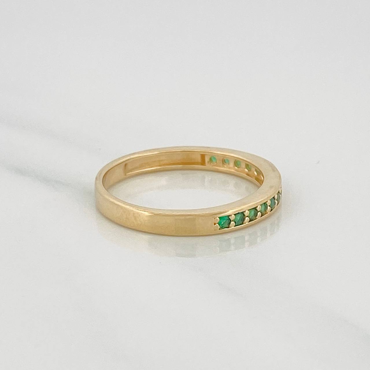 Anillo Media Churumbela 2.65g / T7 Oro Amarillo 18K