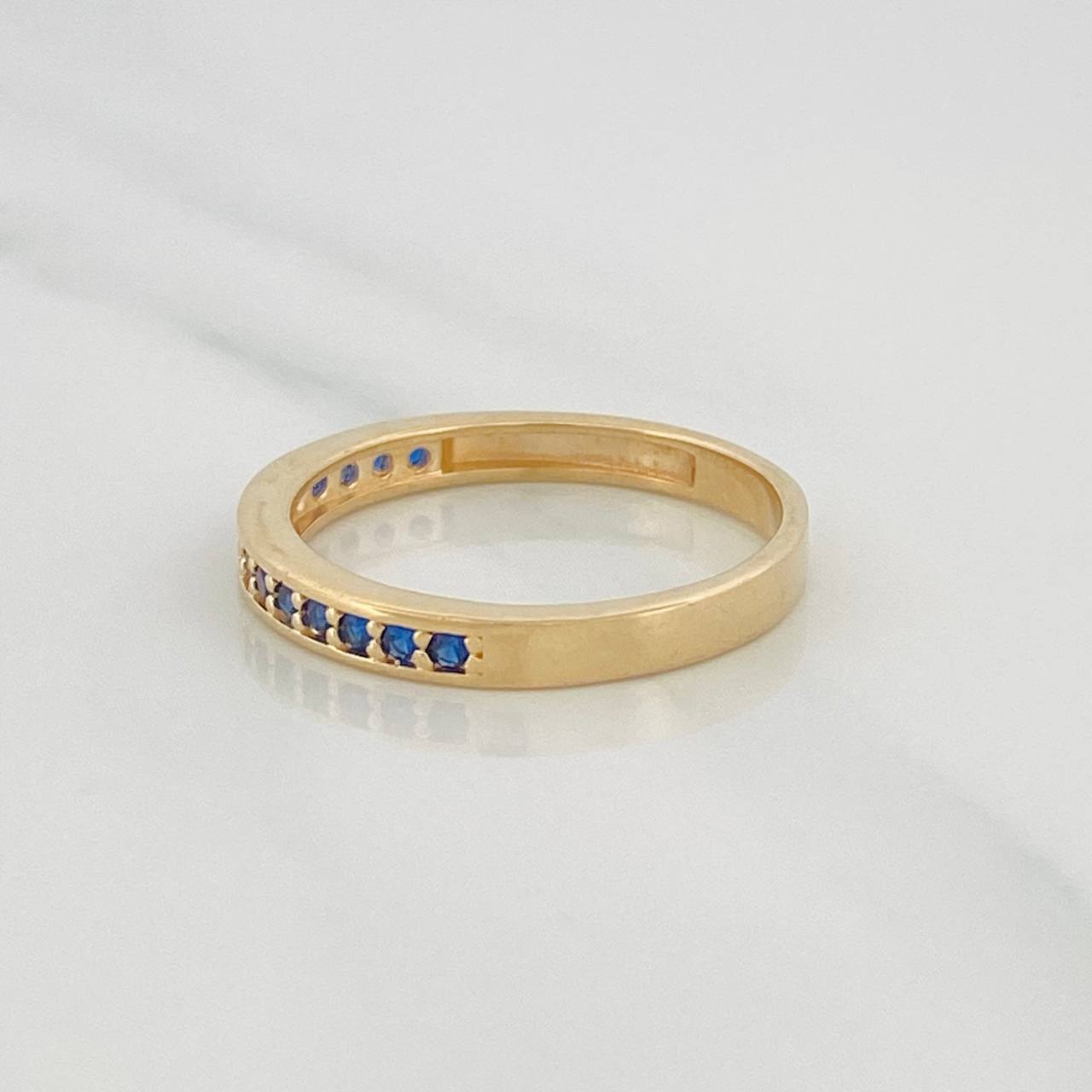 Anillo Media Churumbela 2.75g / T7 Oro Amarillo 18K
