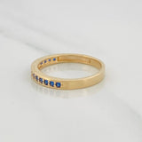 Anillo Media Churumbela 2.75g / T7 Oro Amarillo 18K