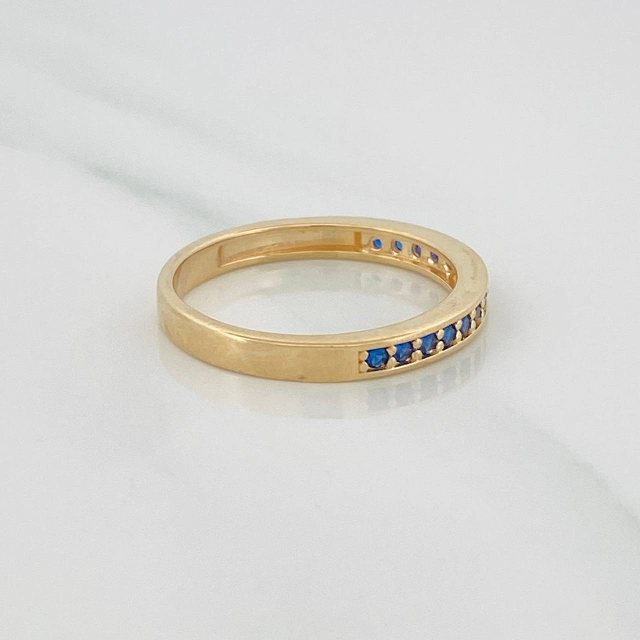 Anillo Media Churumbela 2.75g / T7 Oro Amarillo 18K