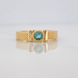 Anillo Halo Correa 3.7g / T6 Oro Amarillo 18K