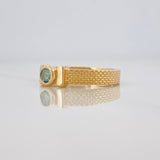 Anillo Halo Correa 3.7g / T6 Oro Amarillo 18K