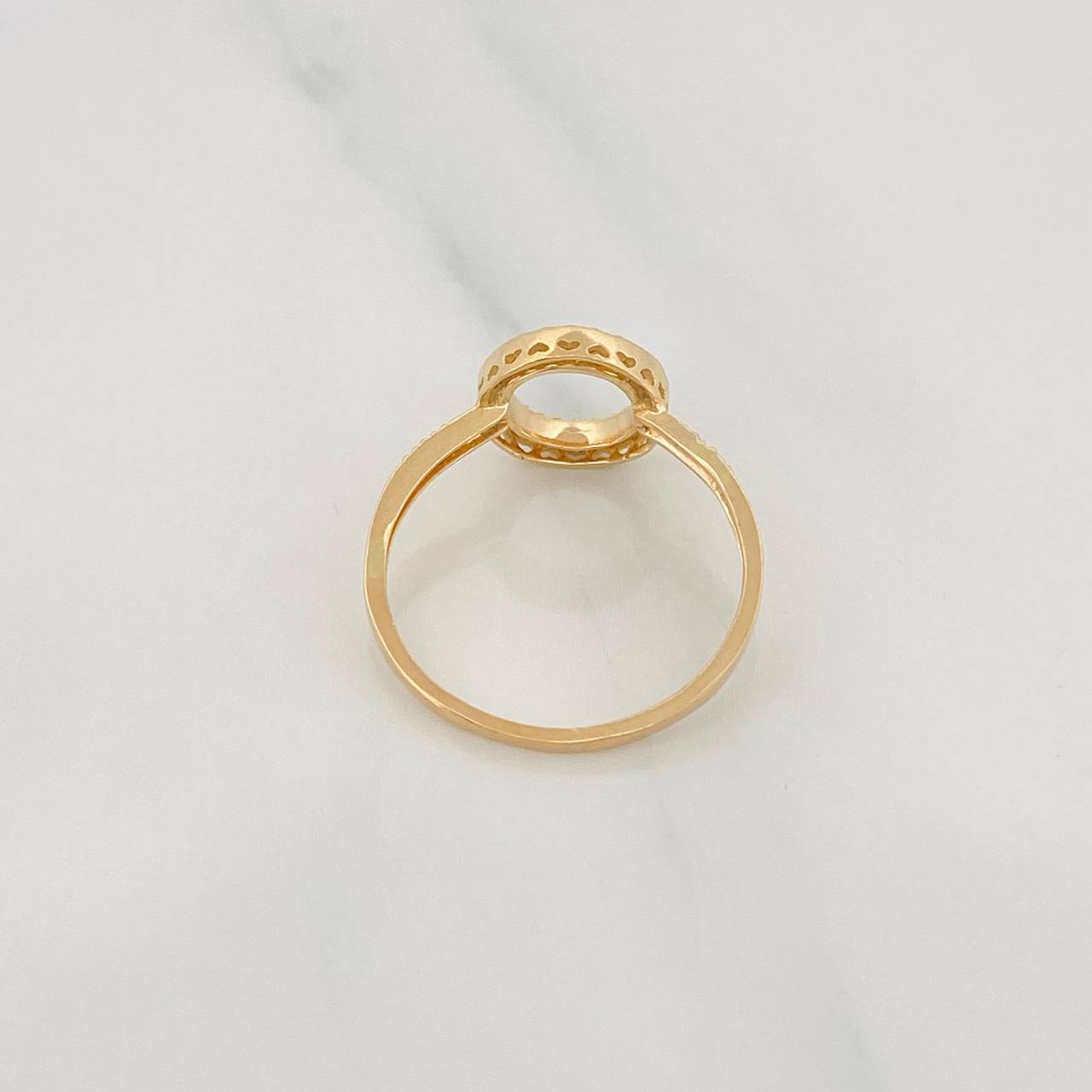 Anillo Circulo 1.7g / T6 1/4 Oro Amarillo 18K