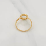 Anillo Circulo 1.7g / T6 1/4 Oro Amarillo 18K