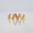 Anillo Zig Zag 1.85g / T5 Oro Amarillo 18K