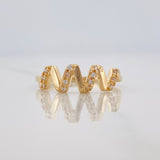 Anillo Zig Zag 1.85g / T5 Oro Amarillo 18K
