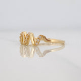 Anillo Zig Zag 1.85g / T5 Oro Amarillo 18K