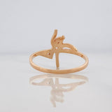 Anillo Fe 1.7g / T7 1/4 Oro Rosa 18K