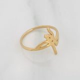 Anillo Fe 1.6g / T5 3/4 Oro Amarillo 18K