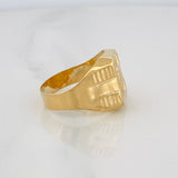 Anillo Sello Caballo 4g / T10 Oro Amarillo 18K