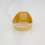 Anillo Sello Caballo 4g / T10 Oro Amarillo 18K