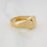 Anillo Sello Ancla 2.05g / T11 Oro Amarillo 18K