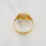 Anillo Sello Ancla 2.05g / T11 Oro Amarillo 18K