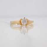 Anillo Solitario 2.05g / T7 3/4 Oro Amarillo 18K