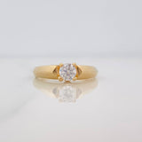 Anillo Solitario 2.55g / T6 1/4 Oro Amarillo 18K