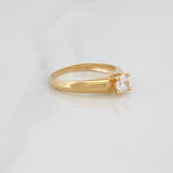 Anillo Solitario 2.55g / T6 1/4 Oro Amarillo 18K