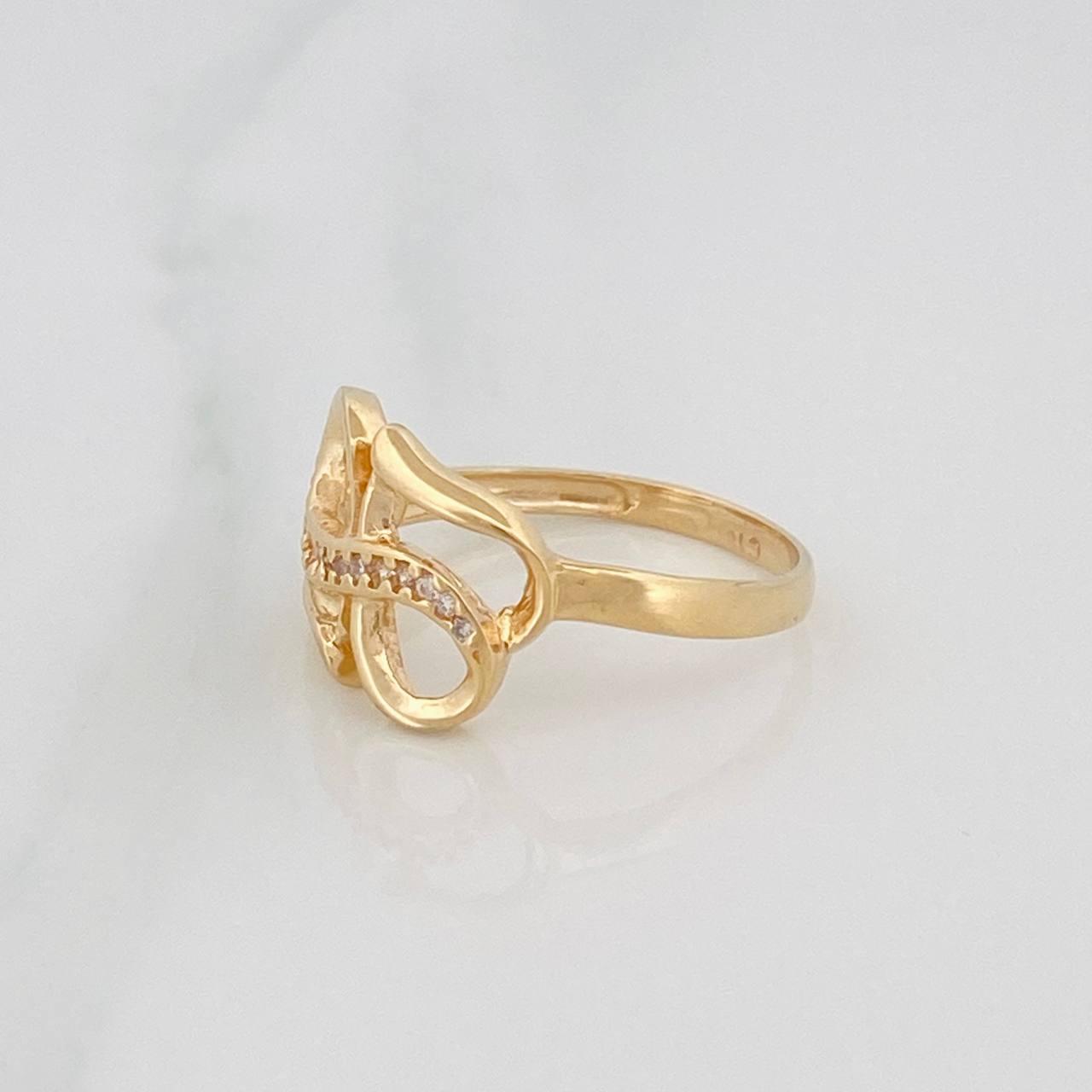 Anillo Infinito 2.35g / T7 Oro Amarillo 18K