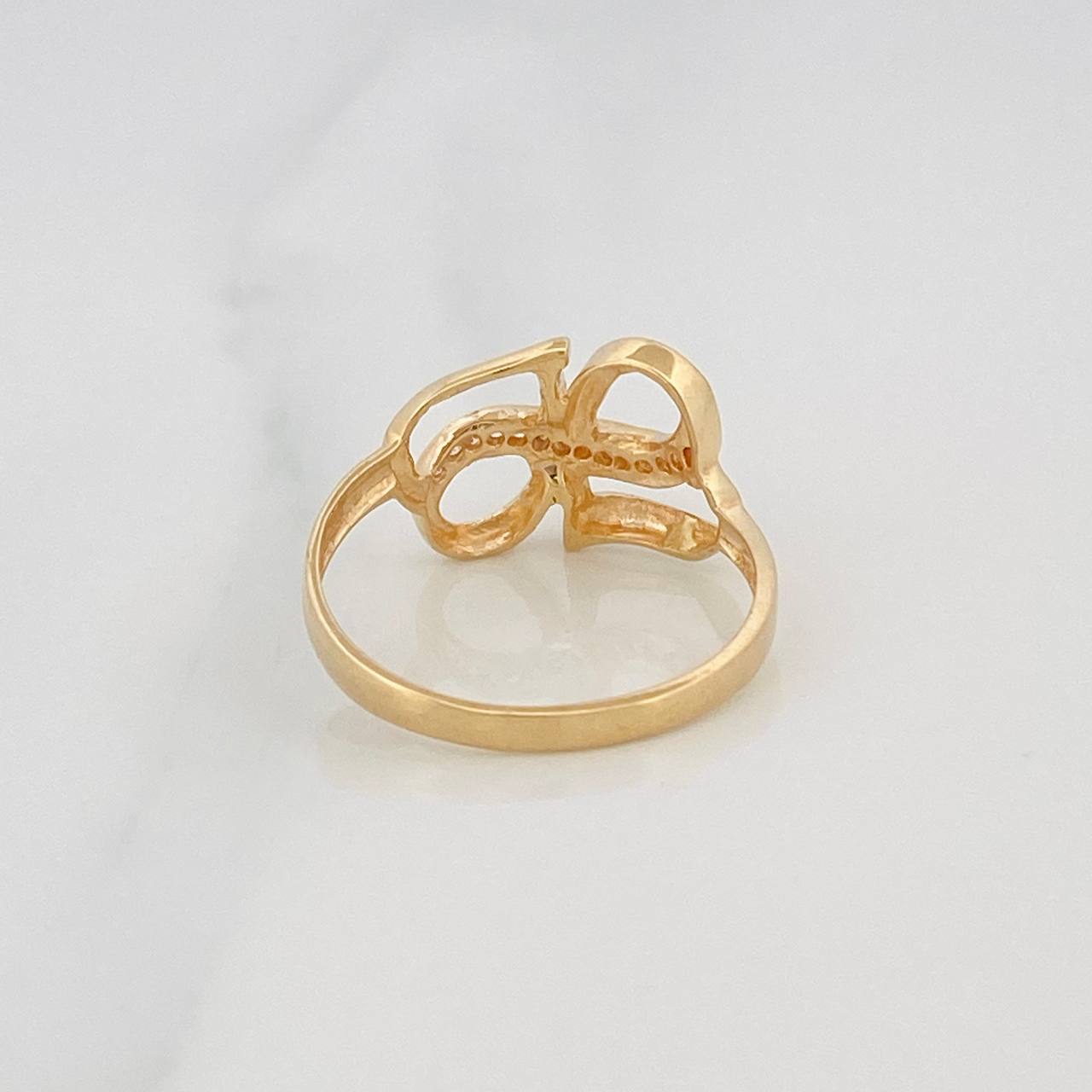 Anillo Infinito 2.35g / T7 Oro Amarillo 18K
