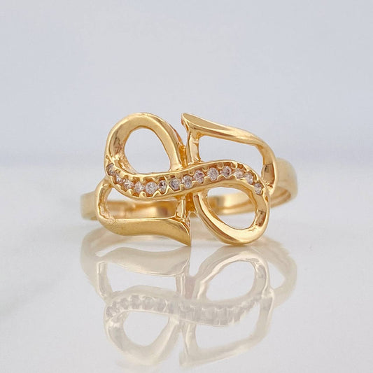 Anillo Infinito 2.35g / T7 Oro Amarillo 18K