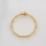 Anillo Cruz 1.8g / T8 1/4 Oro Amarillo 18K