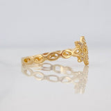 Anillo Estrella 1.5g / T6 3/4 Oro Amarillo 18K