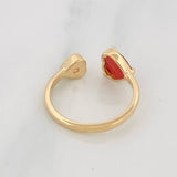 Anillo Corazones 2.7g / T5 3/4 Oro Amarillo 18K