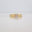 Anillo Solitario Puente 3.35g / T7 1/4 Oro Amarillo 18K