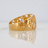 Anillo Corazones 3.7g / T7 Oro Amarillo 18K
