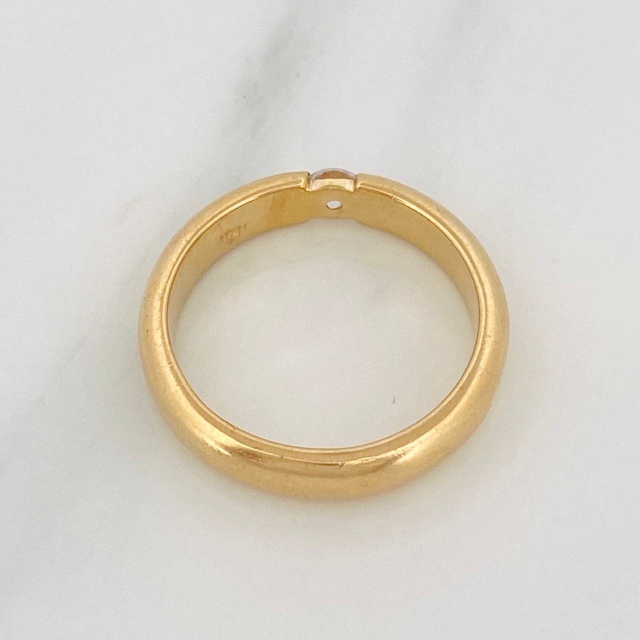 Anillo Solitario 6.55g / T7 3/4 Oro Amarillo 18K