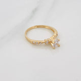Anillo Solitario Churumbela 1.85g / T6 Oro Amarillo 18K