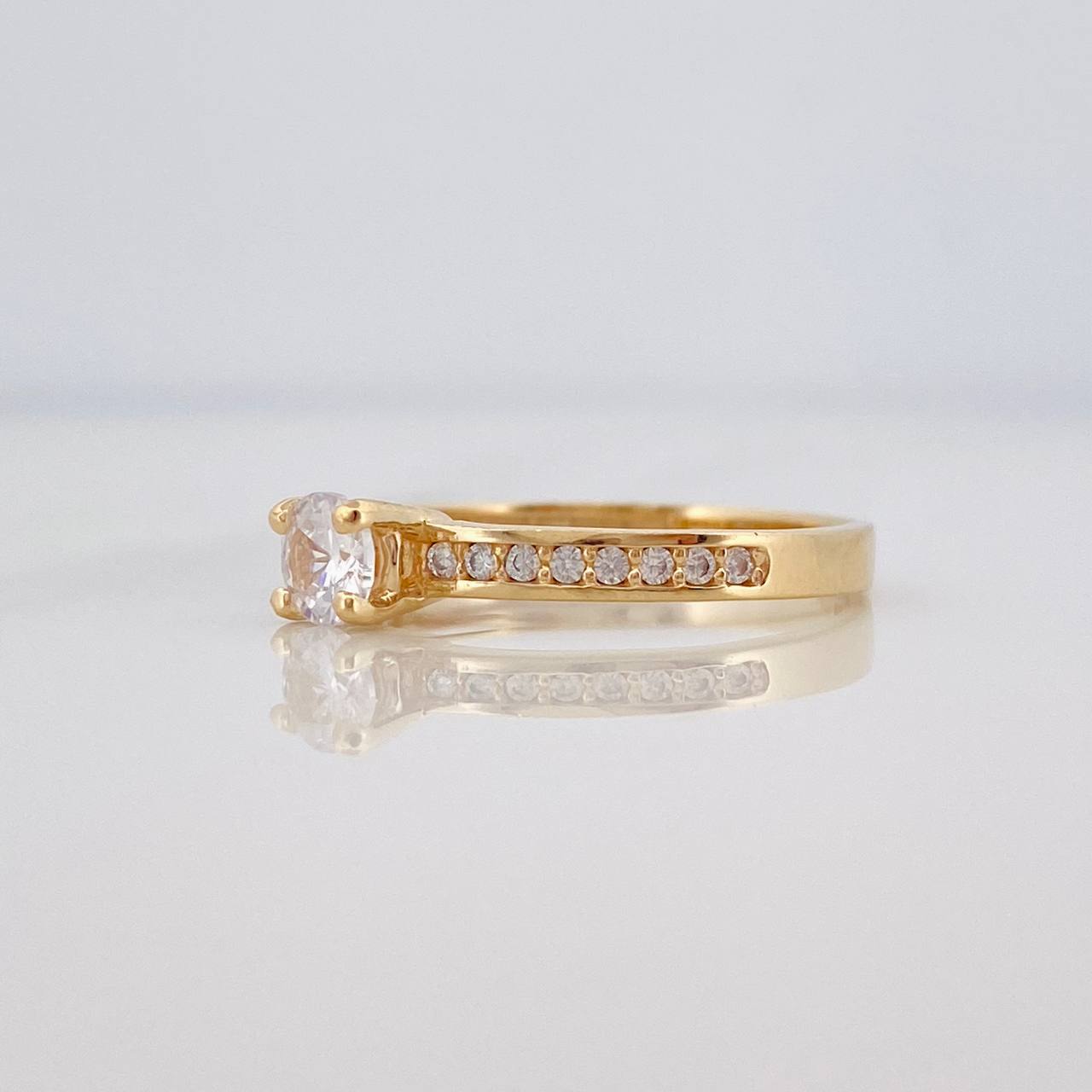 Anillo Solitario Churumbela 2.35g / T6 3/4 Oro Amarillo 18K