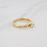 Anillo Solitario Churumbela 2.35g / T6 3/4 Oro Amarillo 18K