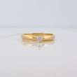 Anillo Solitario 0.75g / T5 3/4 Oro Amarillo 18K