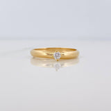 Anillo Solitario 0.75g / T5 3/4 Oro Amarillo 18K