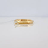 Anillo Solitario 0.75g / T5 3/4 Oro Amarillo 18K