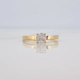 Anillo Solitario 2.35g / T7 Oro Amarillo 18K