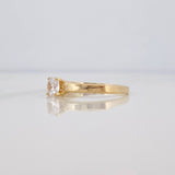 Anillo Solitario 2.35g / T7 Oro Amarillo 18K