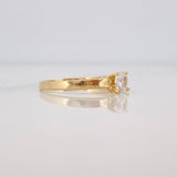 Anillo Solitario 2.35g / T7 Oro Amarillo 18K