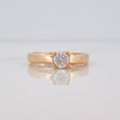 Anillo Solitario 2.1g / T6 1/4 Oro Rosa 18K