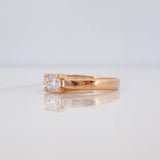 Anillo Solitario 2.1g / T6 1/4 Oro Rosa 18K