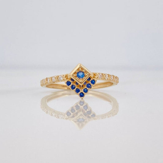 Anillo Rombo 1.6g / T6 Oro Amarillo 18K