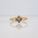 Anillo Rombo 1.6g / T6 Oro Amarillo 18K