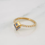 Anillo Rombo 1.6g / T6 Oro Amarillo 18K